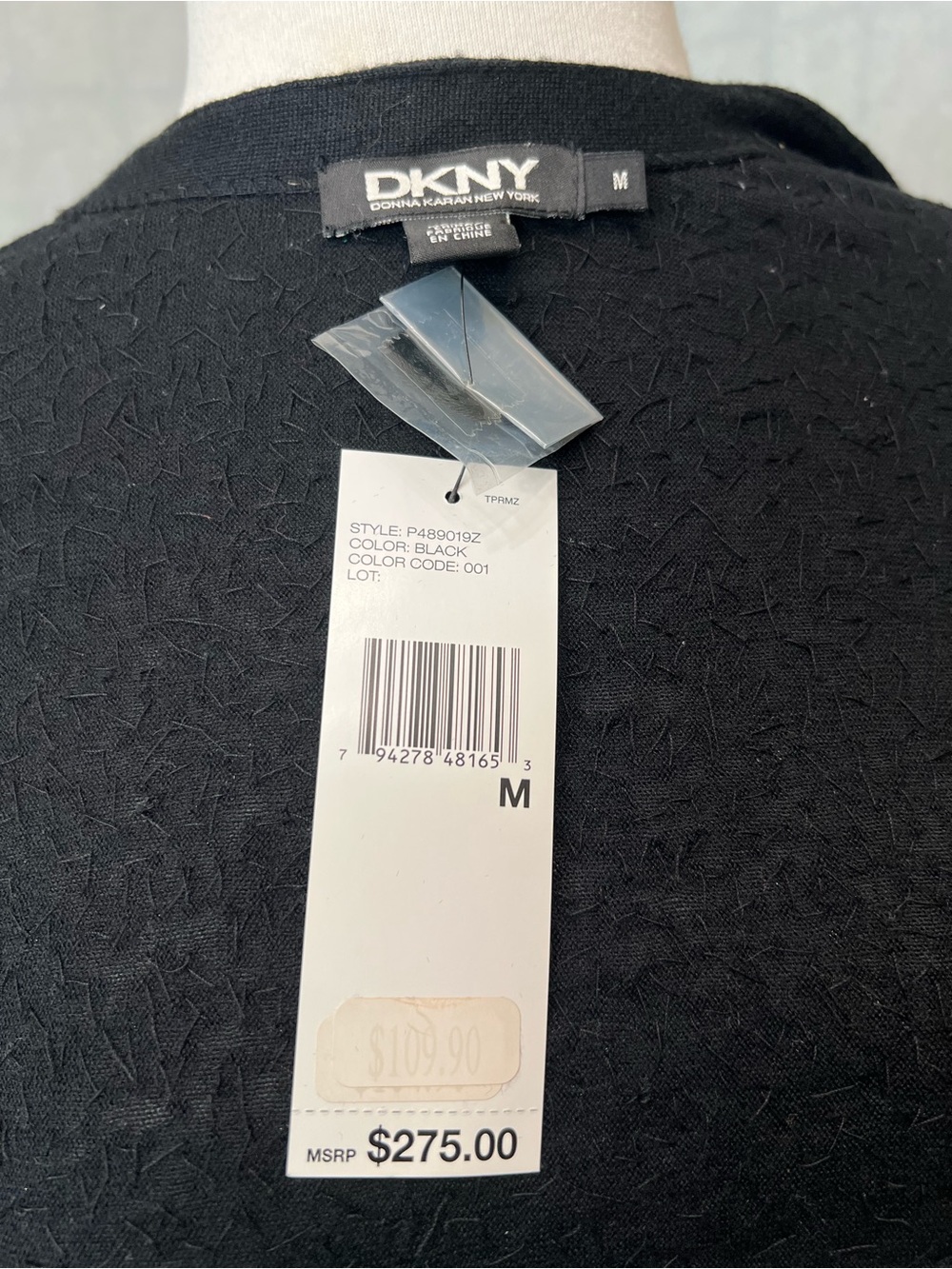 DKNY - Black Sequin Shrug Bolero - Picture 5 of 6